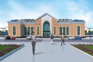 Там має виглядати вокзал у Краматорську після реконструкції.