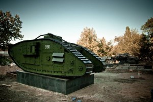 Сторічні англійські танки в Луганську