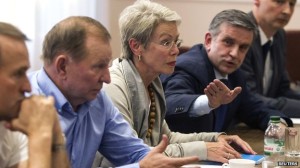 Хайди Тальявини прибыла от имени ОБСЕ разбираться с войной в Украине.