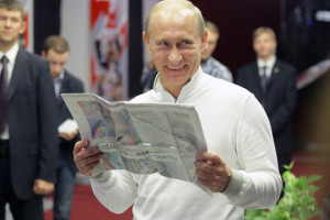 Если бы путин читал вменяемые газеты, то у него было бы не такое выражение лица.