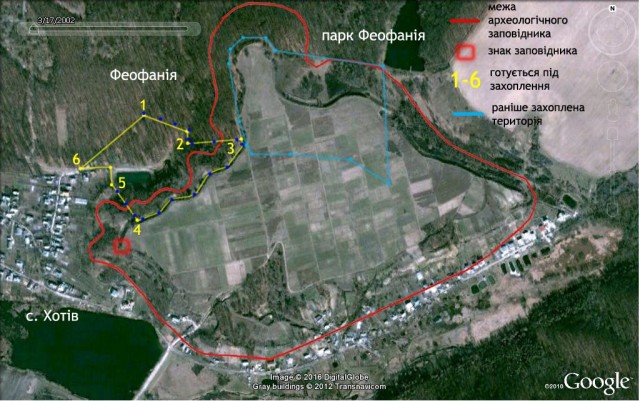 городище карта