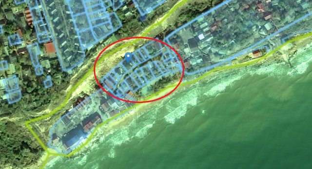 Місце розташування Кушніренком частки бази відпочинку, якою володіє його дружина. Орендовану земельну ділянку під будинком площею 0,0247 га суддя задекларував.